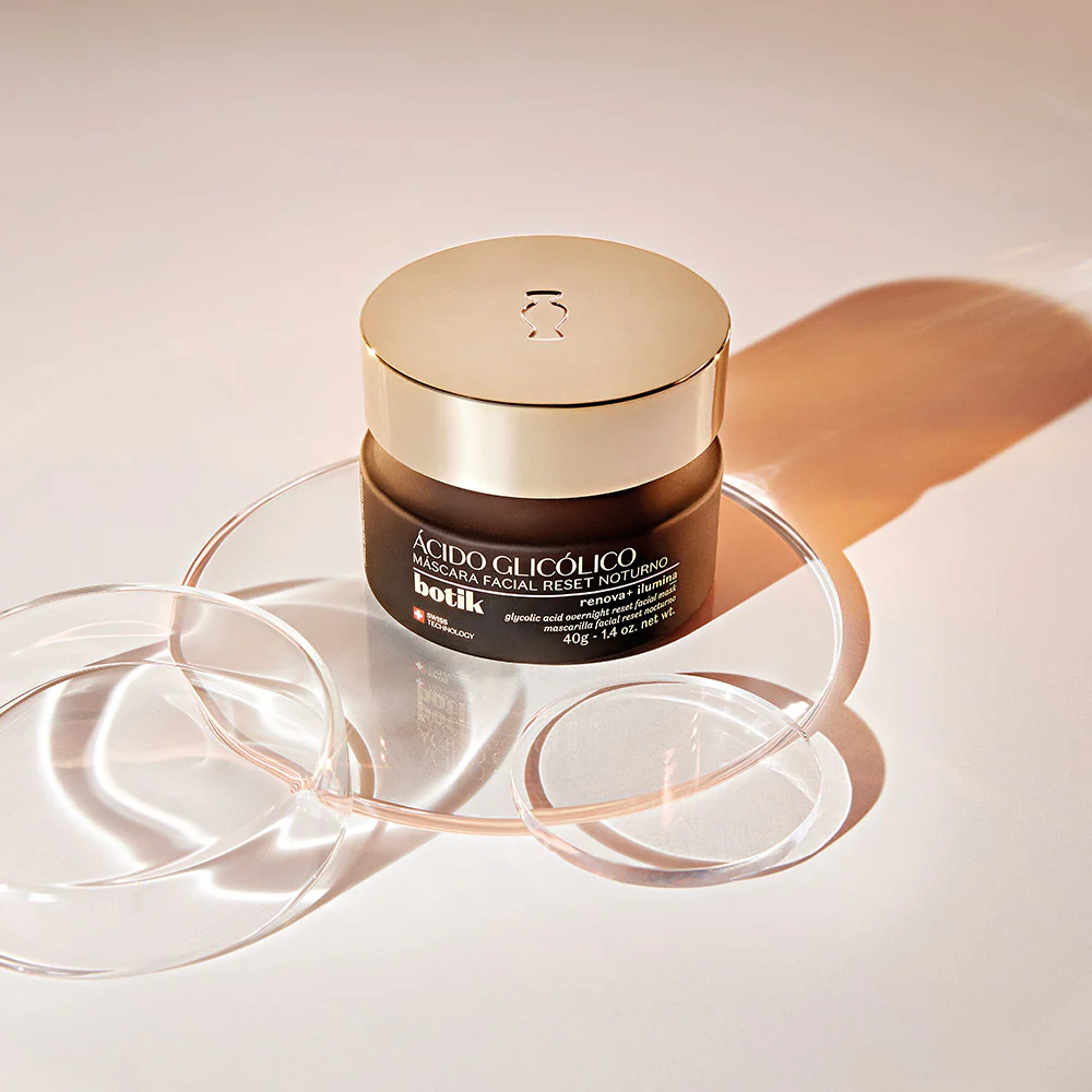 Máscara Facial Reset Noturno Ácido Glicólico Botik, 40g - Image 3